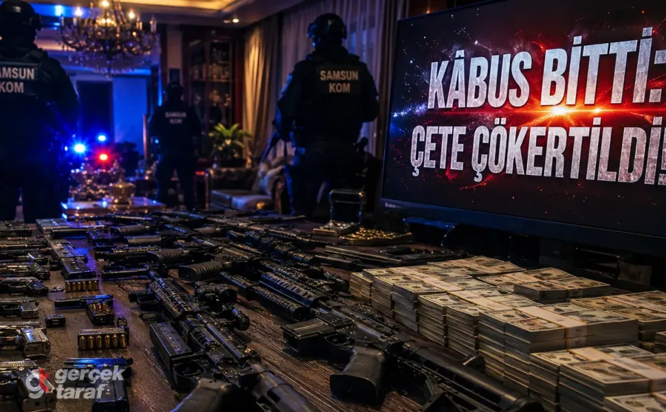 Esnafın Kâbusu Olan Çete Çökertildi! Samsun’da Şafak Vakti KOM Darbesi: Polis Nereye Elini Attsa Silah Çıktı!