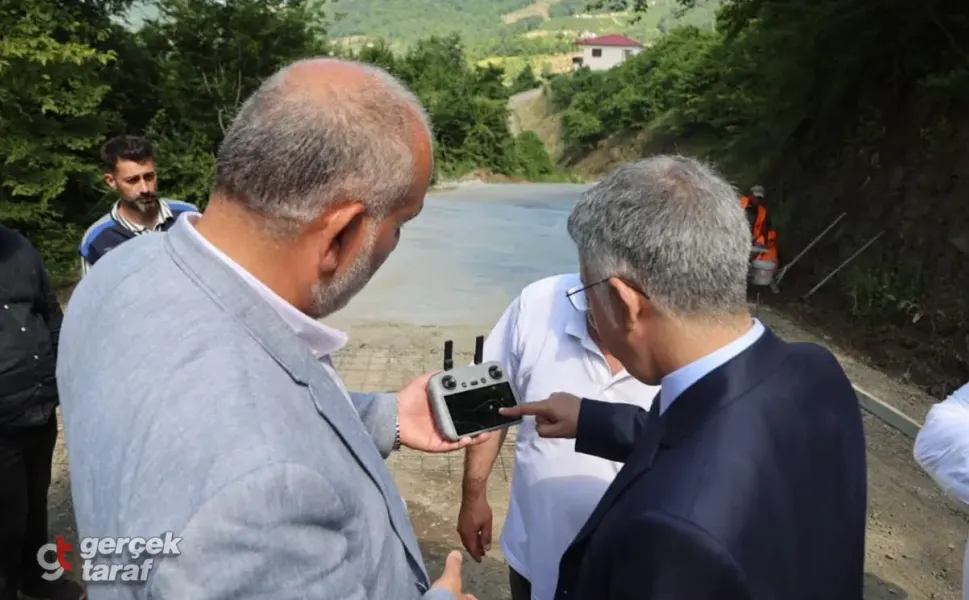 Başkan ve Kaymakam İnceleme Yaptı