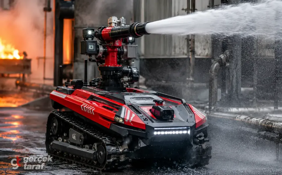 Samsun'da yangınlar robotlarla söndürülecek