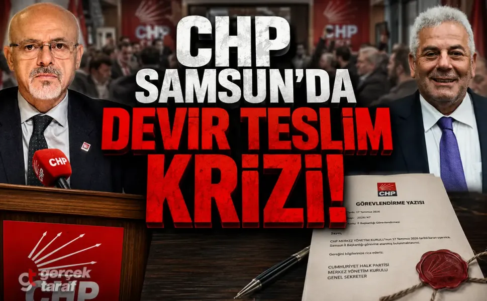 CHP Samsun İl Binasında Devir Teslim Krizi! Görevden Alınan Özdağ ve Pank Arasında Sert Tartışma!