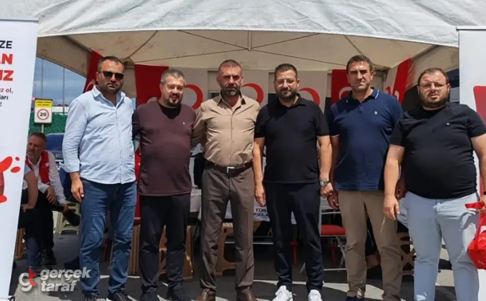 Samsun'da Kan Bağışı Organizasyonuna MHP İlkadım İlçe Başkanı Anuk ve Meclis Üyesi Erkan'dan Destek