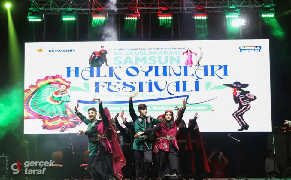 Samsun'da 36. Uluslararası Halk Oyunları Festivali Başlıyor