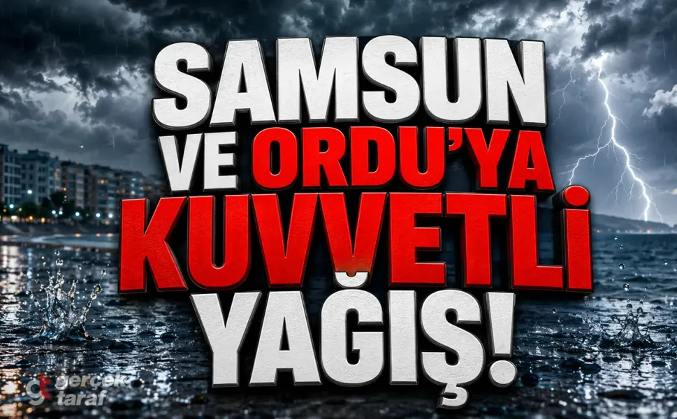Bir Yanda 40 Derece Sıcaklık Bir Yanda Sel! Samsun ve Ordu İçin Gök Gürültülü Sağanak Alarmı!