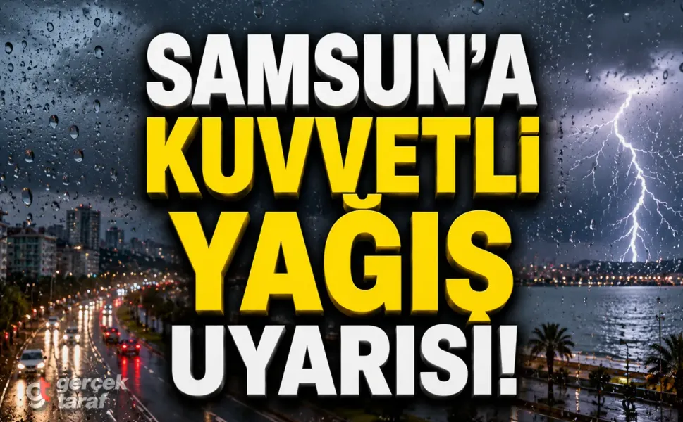 Samsun'da Gökyüzü Delinecek! Sel, Dolu ve Yıldırım Alarmı Verildi: İşte Riskli İlçeler!