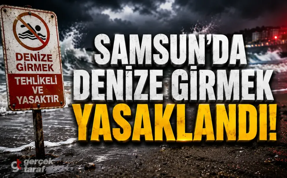 Samsun’da Dev Dalgalar Nedeniyle O İlçelerde Denize Girmek Yasak!