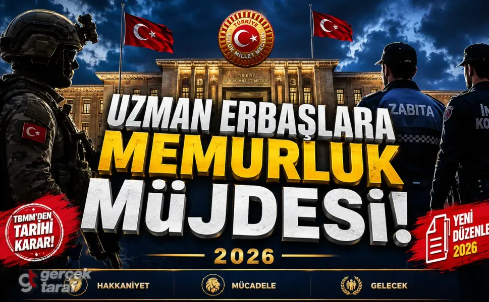 Uzman Erbaş ve Erlere Sivil Kamu Yolu Açıldı! İnfaz Korumadan Zabıtalığa 7 Kritik Kadro!