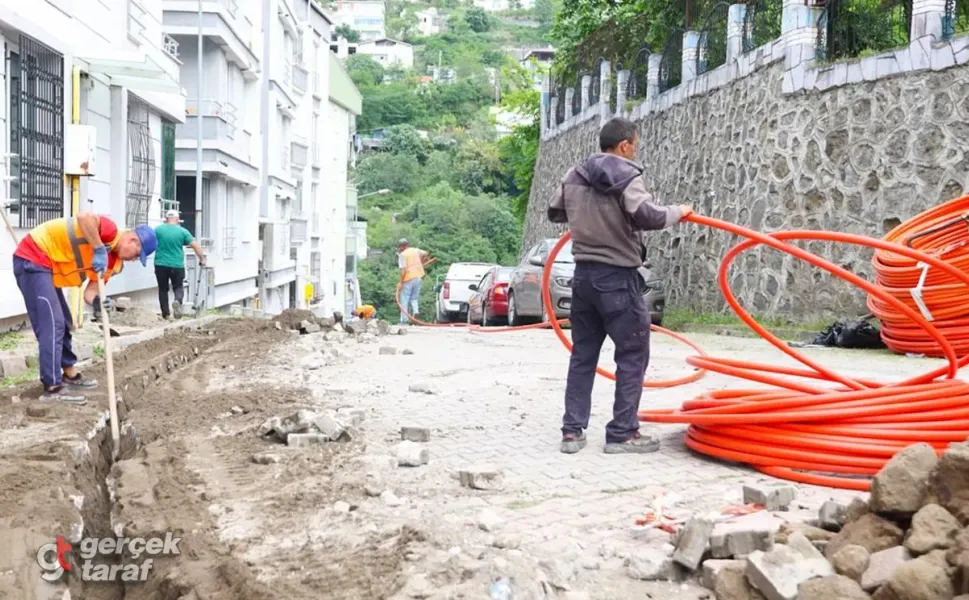 Samsun Canik'te 20 bin hane fiber internete kavuşuyor