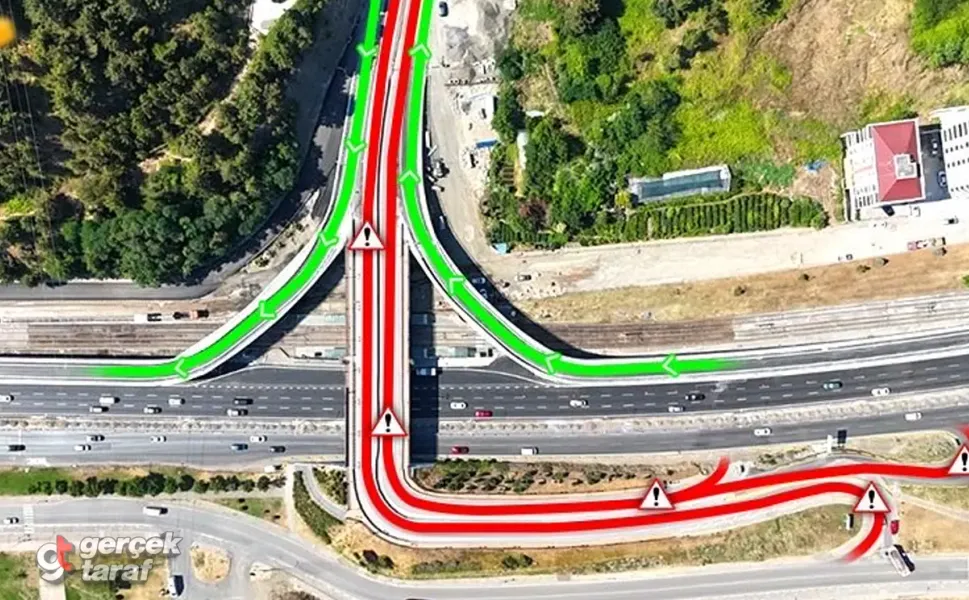 Samsun’da Kenan Şara Köprülü Kavşağı Geçici Kapatıldı
