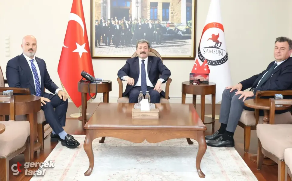Başbakan'a Şapşik Demişti, Onur Bıyıklı Samsun Valisini Ziyaret Etti