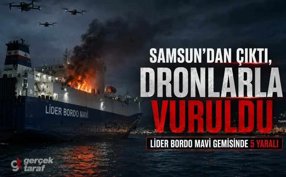 Samsun’dan Rusya’ya Giden Türk Gemisine Dron Saldırısı