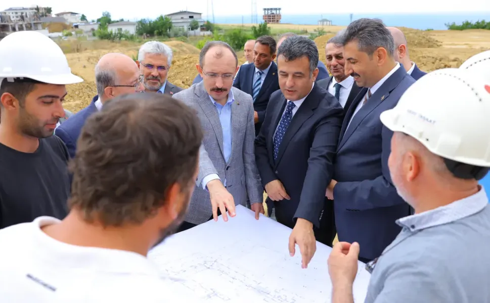 Samsun’un yatırım projelerinde son durum yerinde görüldü