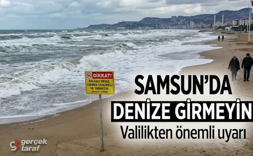 Samsun’da Denize Girmek Yine Yasaklandı