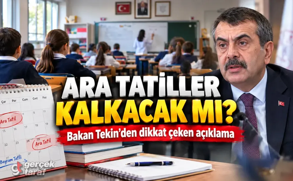 Ara tatiller kaldırılacak mı? Bakan Tekin'den açıklama