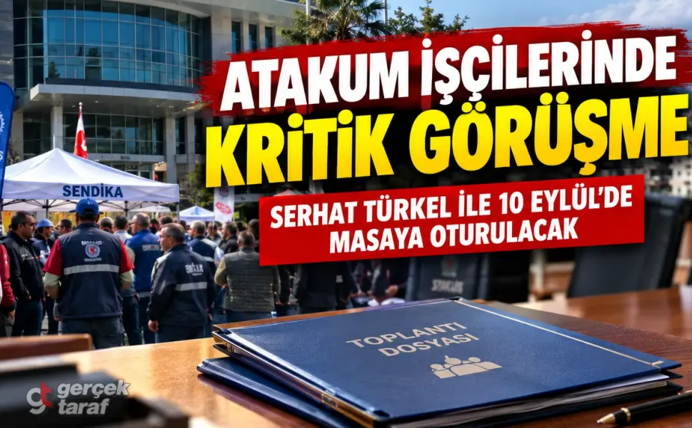 Atakum Belediyesi işçilerinin eyleminde kritik görüşme