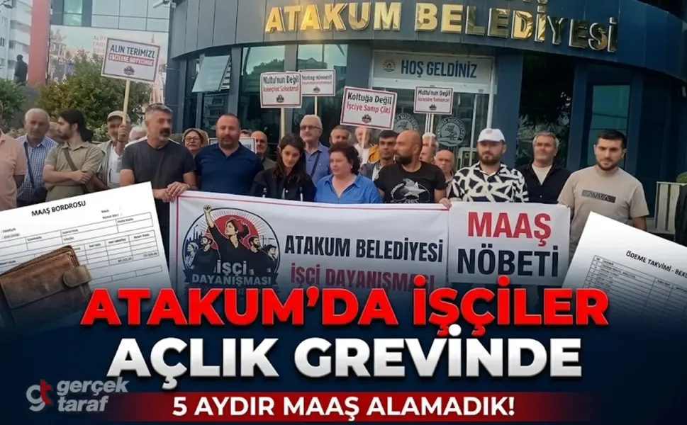 Samsun Atakum Belediyesi işçileri açlık grevine başladı