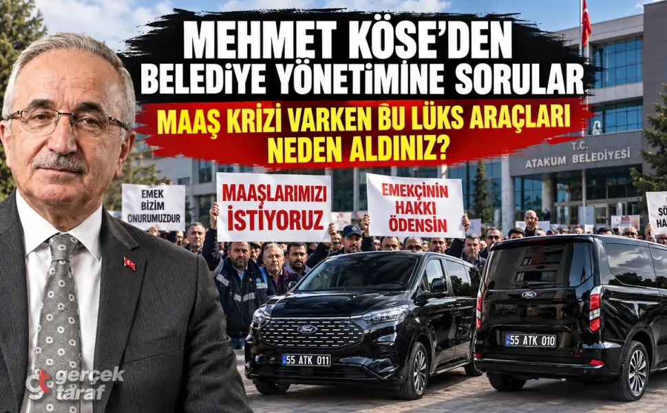 AK Parti Samsun’dan Atakum Belediyesi’ne Lüks Araç Tepkisi