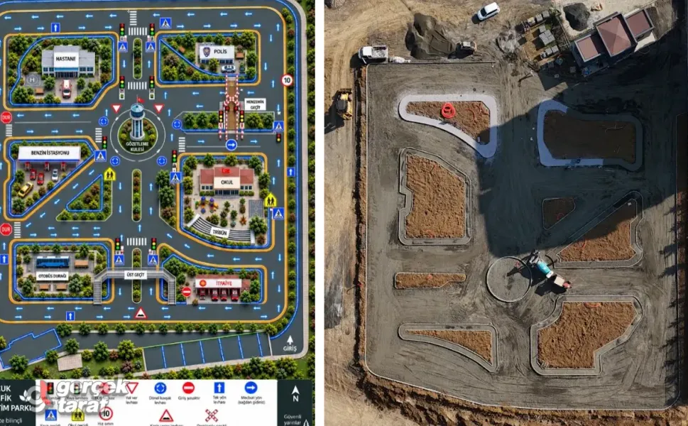Atakum Çocuk Trafik Eğitim Parkı Yapılıyor