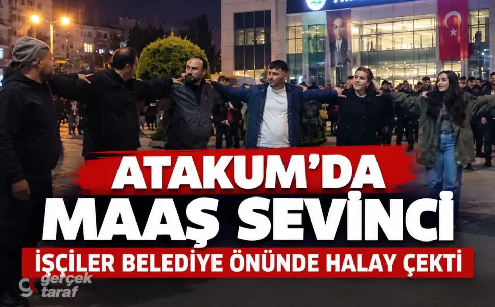 Samsun Atakum’da Maaş Sevinci, İşçiler Türkülerle Halay Çekti
