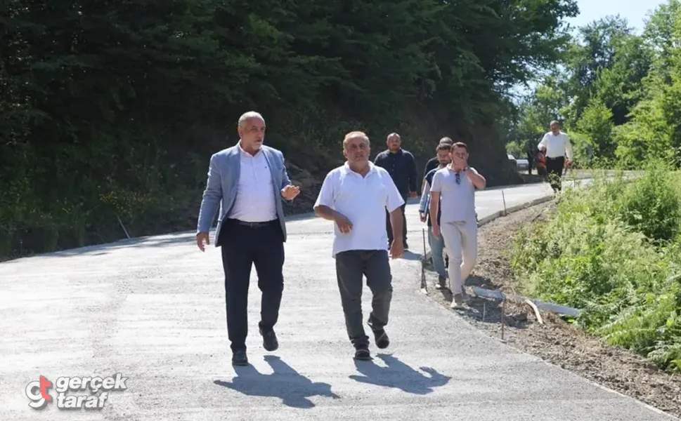 Samsun Canik'te 150 milyon TL'lik beton yol yatırımı