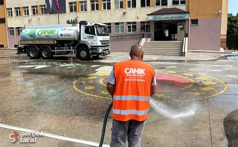 Canik’te Okullar Yeni Eğitim Yılına Hazırlanıyor