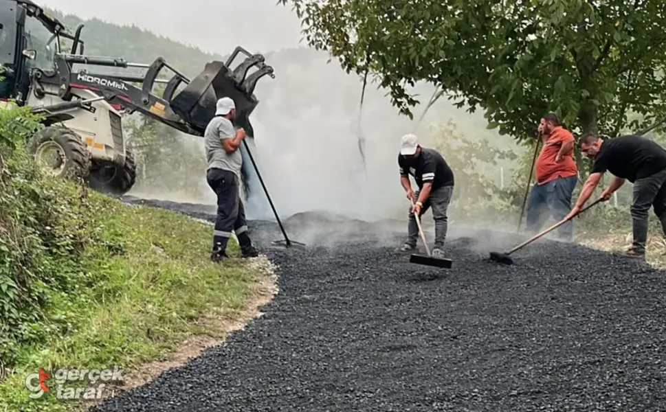 Samsun İlkadım'da kırsala 71 kilometre yeni yol