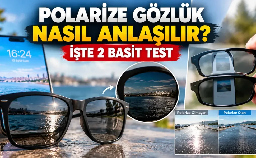 Polarize Gözlük Nasıl Anlaşılır Farkı Nedir? Evde Yapılabilecek Testler