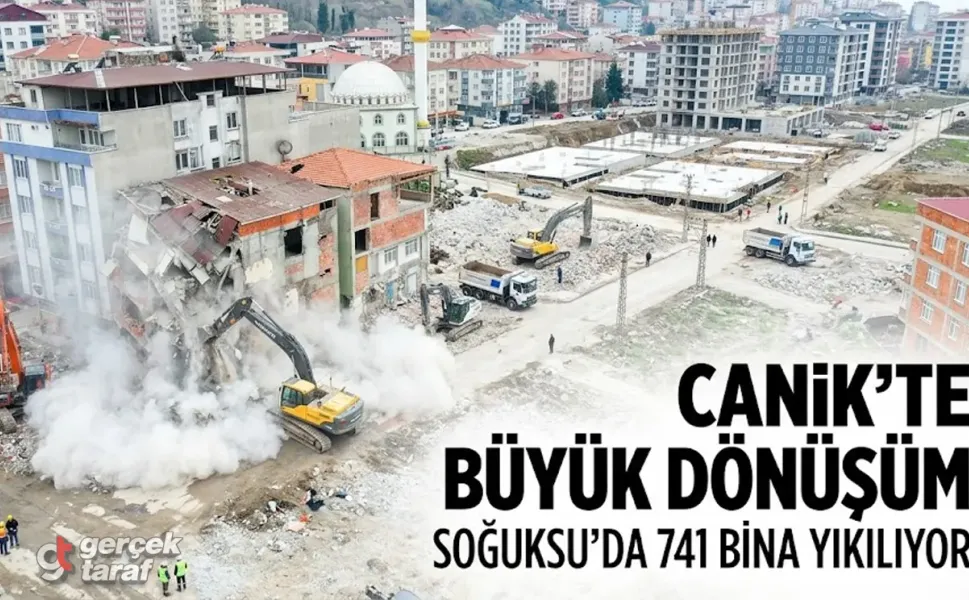 Samsun Canik'te kentsel dönüşüm, 741 bina yıkılıyor