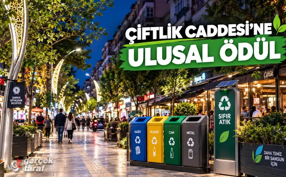 Samsun Çiftlik Caddesi’ne ulusal ödül!