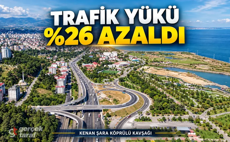 Samsun’da Kenan Şara Kavşağı trafiği rahatlattı