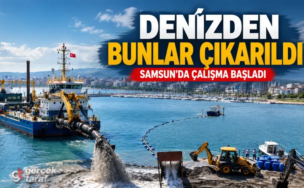 Samsun Kurupelit Marina’da Bunlar Çıkarılıyor