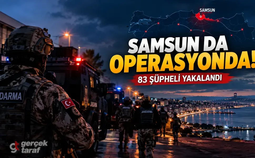 Samsun dahil 28 ilde operasyon, 83 gözaltı