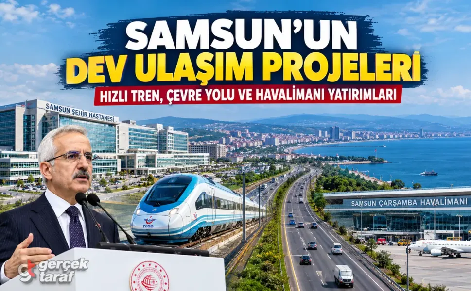 Samsun’da Ulaşımı Değiştirecek Projelerin Detayları Belli Oldu
