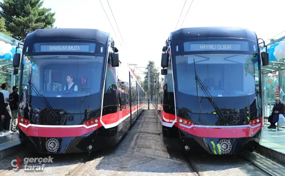 Samsun’da Ulaşım Güçleniyor: 2 Yeni Tramvay Raylarda