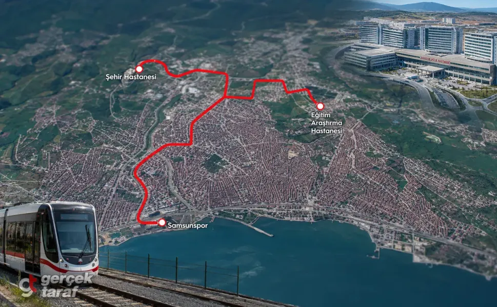 Samsun’un Yeni Tramvay Güzergahı