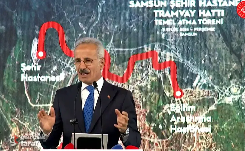 Samsun Şehir Hastanesi’ne Yeni Tramvay Hattı Temeli Atıldı