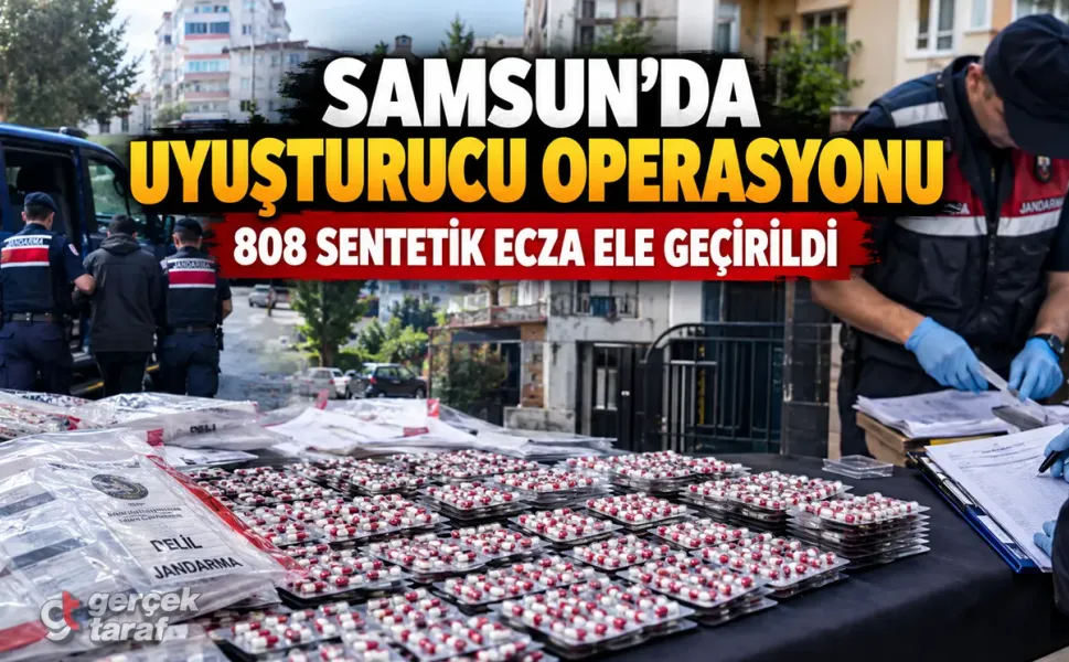 Samsun’da Evinden 808 Uyuşturucu Hap Çıkan Çocuk Tutuklandı