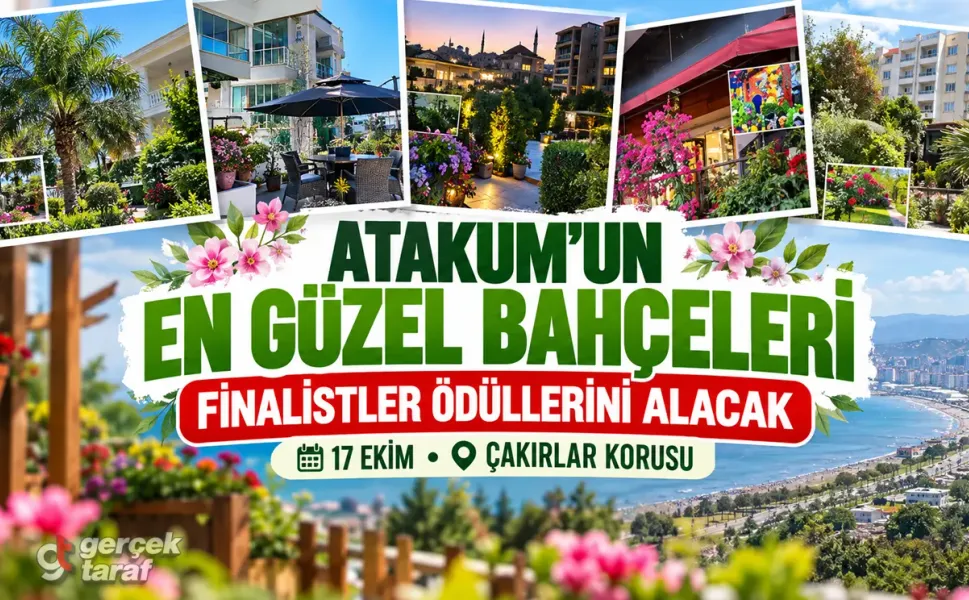 Samsun Atakum’da En Güzel Bahçe Yarışması finalistleri ödüllerini alacak