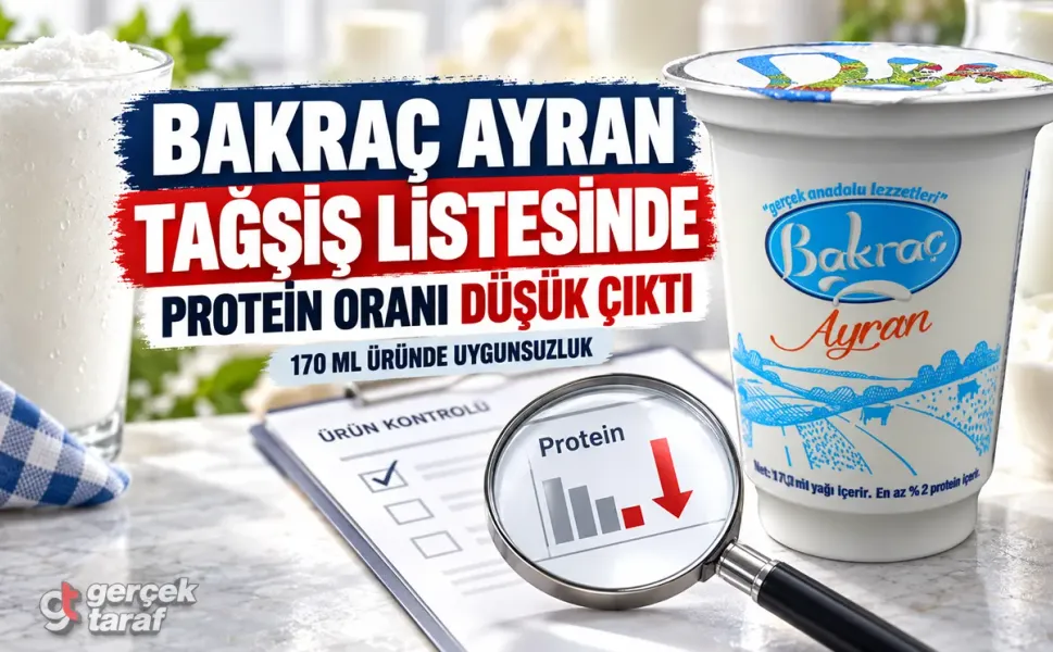 Bakraç ayran tağşiş listesinde