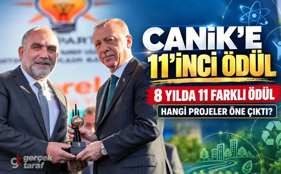 Samsun Canik Belediyesi 11’inci ödülünü aldı