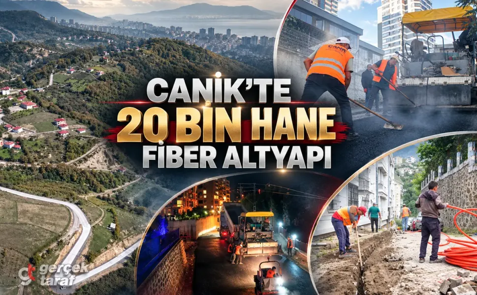 Samsun Canik'te 20 bin hanelik fiber yatırımı! Beş mahallede doğal gaz çalışması