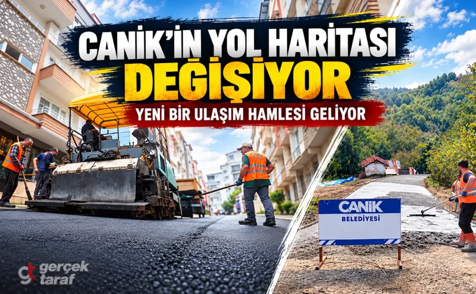 Samsun Canik’te asfalt, beton yol ve yeni bulvar çalışmaları hızlandı