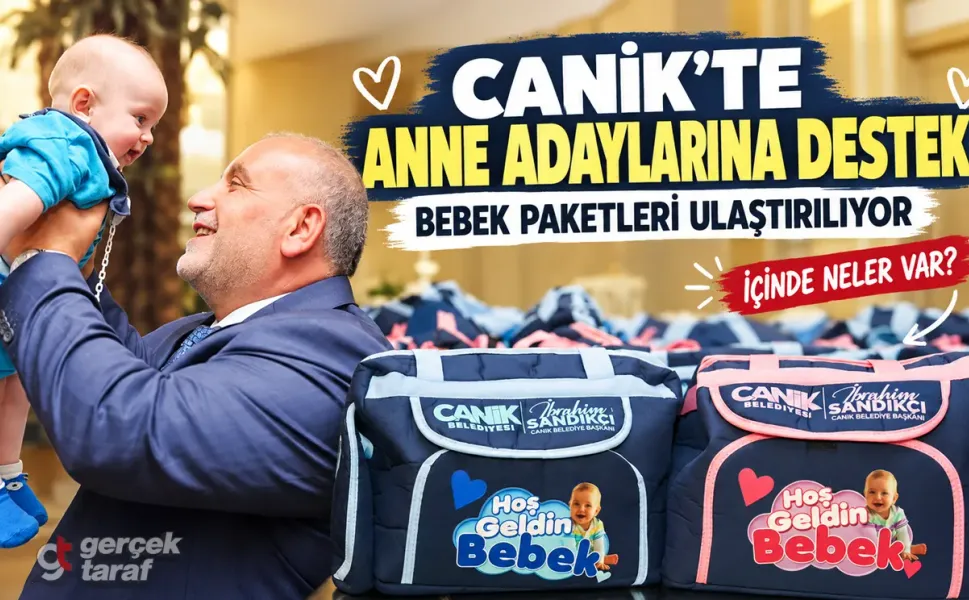 Samsun Canik’te anne adaylarına bebek destek paketi dağıtılıyor