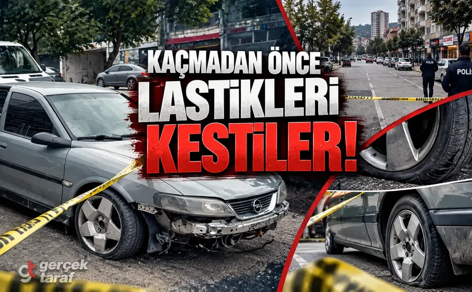Samsun Canik'teki saldırıda şüpheli kaçış: Önce bıçakladılar, sonra lastikleri kestiler