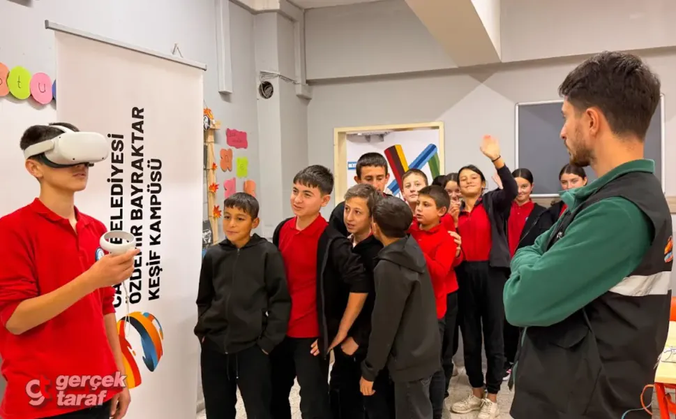 Samsun'da Köy Okullarına Gezici Planetaryum! Çocuklar Uzayı Keşfediyor