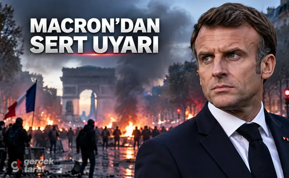 Fransa'daki şiddet olaylarına Macron'dan sert açıklama