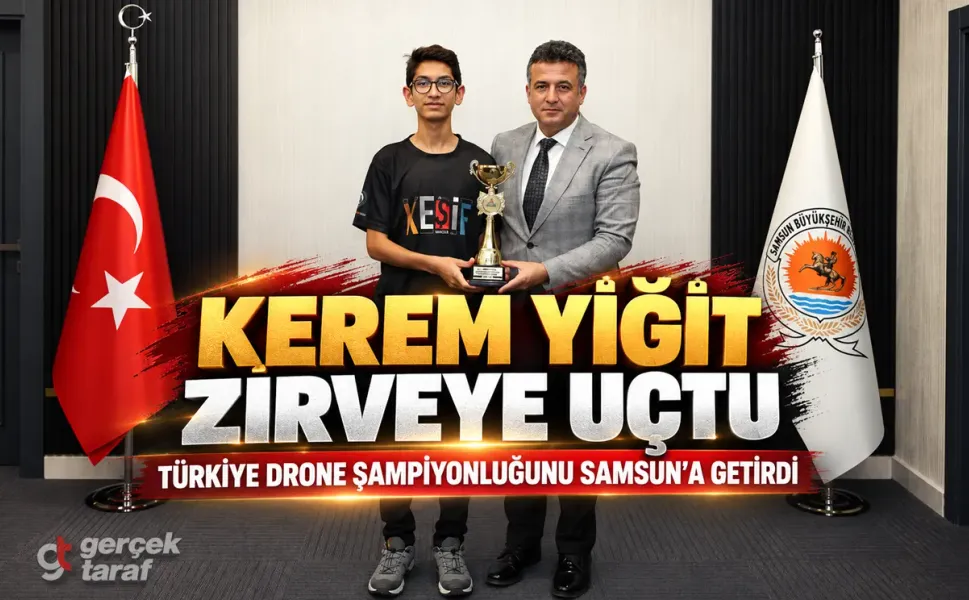 Samsunlu Kerem Yiğit Türkiye Drone Şampiyonu oldu