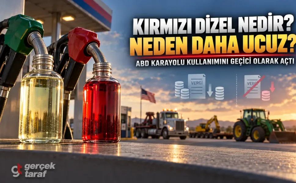 ABD’de kırmızı dizel dönemi: Normal dizelden farkı ne, neden daha ucuz?