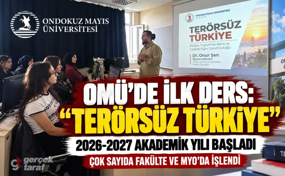 OMÜ’de akademik yıl “Terörsüz Türkiye” temalı açılış dersleriyle başladı