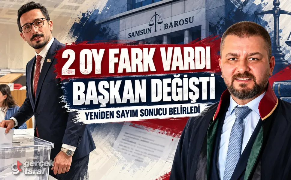 Samsun Barosu seçiminde sonuç değişti: Başkan Kutluhan Gökçe oldu