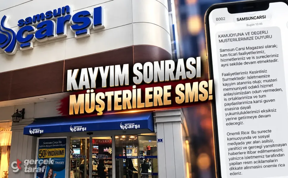 Kayyım Atanan Samsun Çarşı'dan Müşterilere SMS!